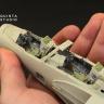 3D Декаль интерьера кабины Mirage 2000N для модели Kitty Hawk QD32013