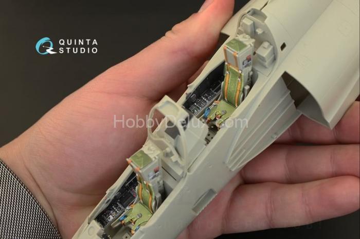 3D Декаль интерьера кабины Mirage 2000N для модели Kitty Hawk QD32013