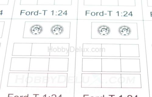 Набор деталировки для Ford-T пожарная машина от ICM