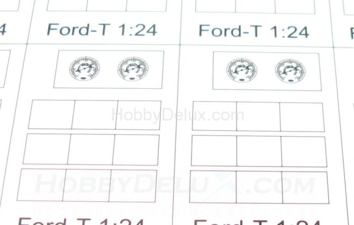 Набор деталировки для Ford-T пожарная машина от ICM МД024201