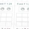 Набор деталировки для Ford-T пожарная машина от ICM МД024201