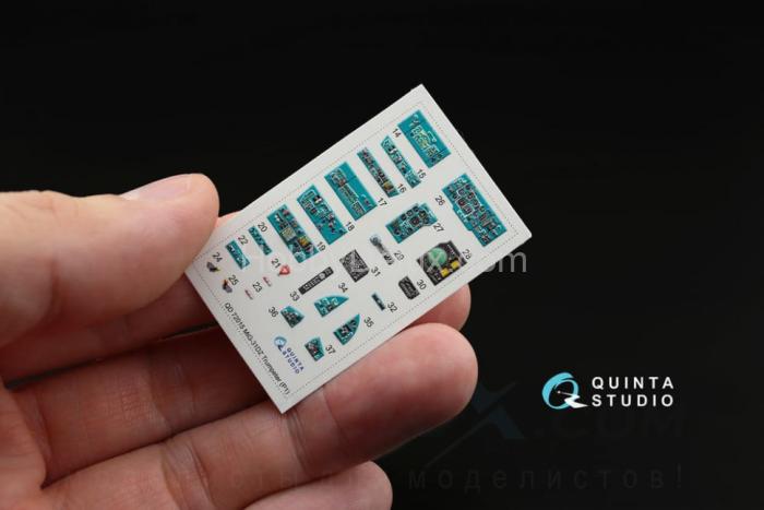 3D Декаль интерьера кабины МиГ-31ДЗ QD72015