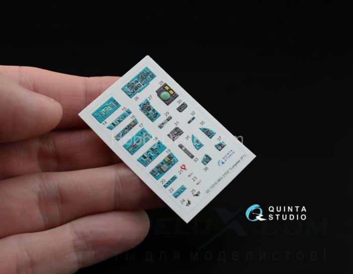 3D Декаль интерьера кабины МиГ-31ДЗ QD72015