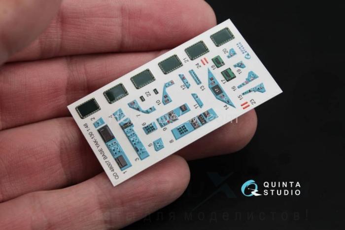 3D Декаль интерьера кабины Як-130 для модели Звезда QD48007
