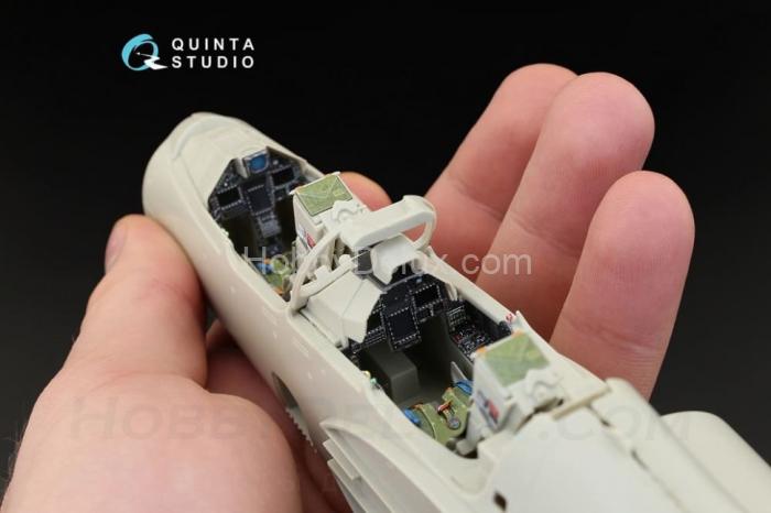 3D Декаль интерьера кабины Mirage 2000B-5 2000-5BGM Mk2 для модели Kitty Hawk QD32014