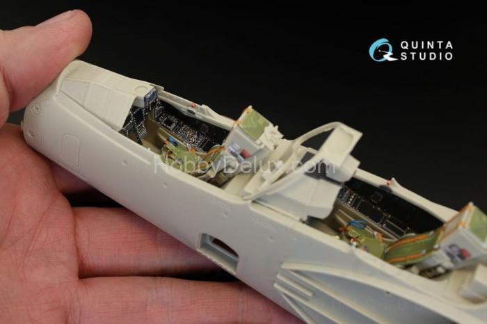 3D Декаль интерьера кабины Mirage 2000B-5 2000-5BGM Mk2 для модели Kitty Hawk QD32014