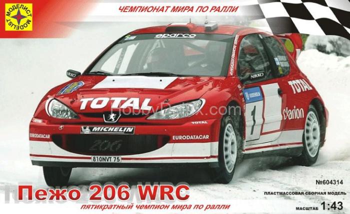 Автомобиль  Пежо 206 WRC Mod604314