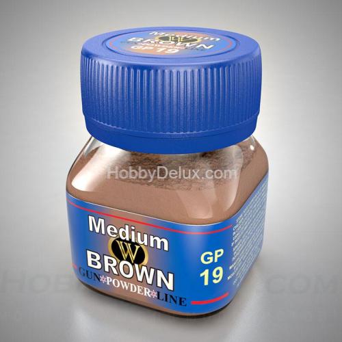 WILDER GP-19 Сухой пигмент - УМЕРЕННО-КОРИЧНЕВЫЙ