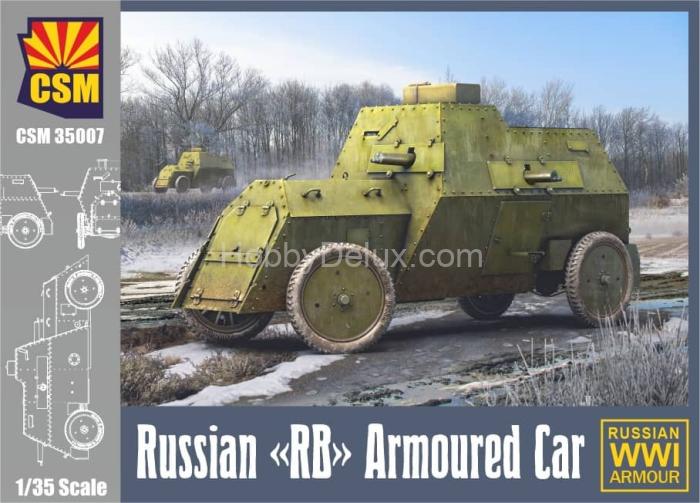 Сборная модель Russian "RB" Russo-Balt Armoured Car CSM35007